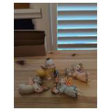 Vintage Depose Italy Lantern Angel Ornament,