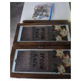 Spoon Rack with Spoons