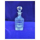 Crystal Decanter Possibly Chantilly, Made in Czech Republic