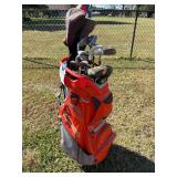 Sun Mountain Golf Bag with Assorted Clubs
