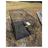 Wire Dog Crate with Removable Tray