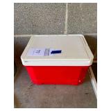 Igloo Red and White Cooler