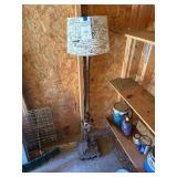 Wrought Iron Floor Lamp with Decorative Elements