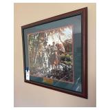 Framed John Paul Strain Print 