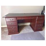 Large Executive Desk with Drawers - 65"W x 30"D x 30"T