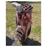 Golf Club Set with Odyssey White Hot Putter and Golf Bag