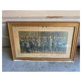 Framed "Lee and His Generals" Print
