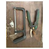 Mixed Lot of Hand Tools - Pliers, Screwdrivers, Pruning Shears, and More