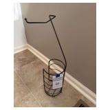 Metal Toilet Paper Holder Stand