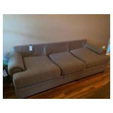 Upholstered Three-Cushion Sofa