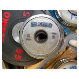 Pair of Eleiko 5 lb Weight Plates