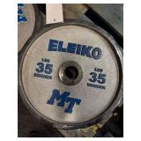 Pair of Eleiko 35 LB Weight Plates
