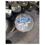 (2) 175LB Dumbells by Iron Grip