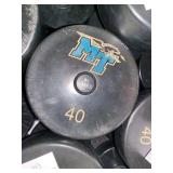 (4) Single Dumbbells by UMAX - 40, 45, 50, and 60 lbs