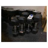 Lot of Assorted Dumbbells - 5lb, 10lb, 20lb, and 25lb