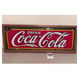 AntiquePorcelain / Metal  Coca Cola Sign -(1939)