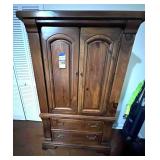 Armoire with Double Doors & 4 Drawers