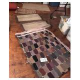 4 Rugs & Cushion, 1 Quilt