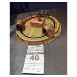 Vintage Marx Toys "Honeymoon Express Tin Train Toy"