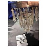 Antique Crystal Prism Chandelier