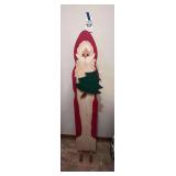 Tall Wooden Santa Stand