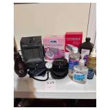 Blood Pressure Machine, Small Floor Heater, Sanitizers, Sterilizing Box, Hydrogen Peroxide