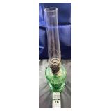 Aladdin green Uranium Glass Oil Lamp (Nu-Type Model B)