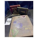 Antique Post Card Albam & 2 Autograph Books