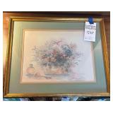 Picture - "Flowers in  Basket" By Mary Bertrand