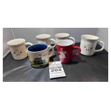 Assortment of Coffee Cups