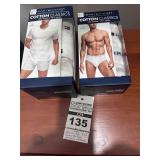 New in the Box - Tommy Hilfiger (3) T-Shirts & (4) Briefs  - Large