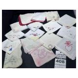 Embroidered Handkerchiefs