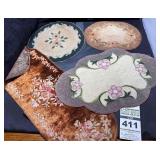 Lot of Larger Hooked Doilies