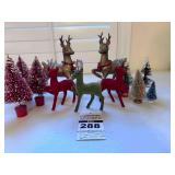 5 - Reindeer, & Misc Christmas Mini Trees