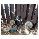 Stepping Stone, 2 Angels, Concrete Mushrooms,