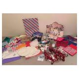 Gift Bags, Tissue, Ribbons, Doilies