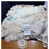 Large lot of Doilies