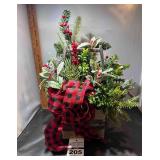 Planter with Artificial Plant