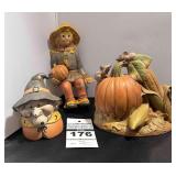 Fall Décor - Scare Crow, Witch, Pumpkin with mice