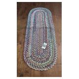Vintage/Antique Braided Rug - Wool