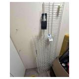 3 - White Shelf Racks