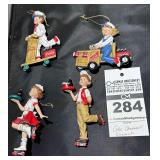 Christmas Ornaments - Vintage / Antique Coke Cola