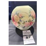 Looks like Fenton Custard Glass Gone with the Wind Lamp Shade