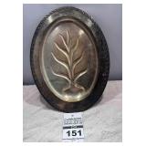 "1957" Rogers Brothers Meat Platter "Tree & Well