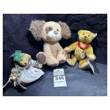 3 - Stuffed Animals - 1 Steorffbear, 1 Vanderbear, 1 Dog Spark