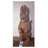 Vintage Tall Paper Mache Bunny