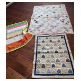 3 - Childrens Blanket - Queilt shows wear,