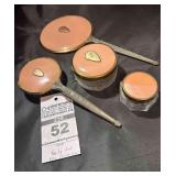 6 pcs Art Deco Vanity Set