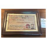 Picture - Cross Stitch Sample done 07/30/1895, Sutton