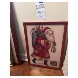 Picture - "Vintage Santa" By N. Schneeman (1991)